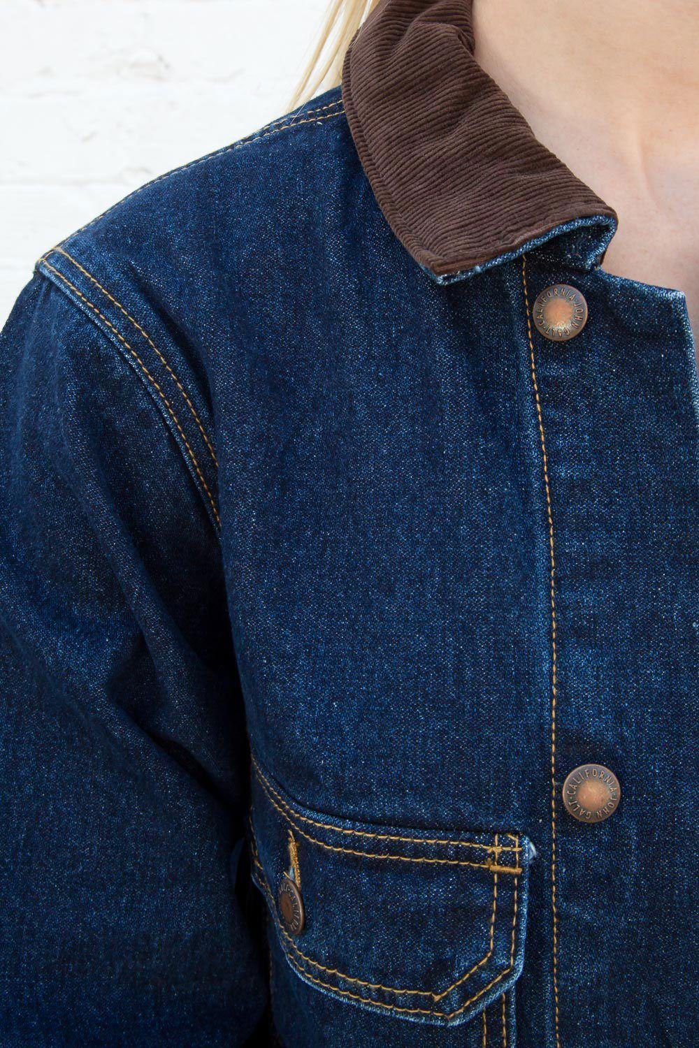 Reese Denim Barn Jacket sold by Brandy Melville product image thumbnail 4