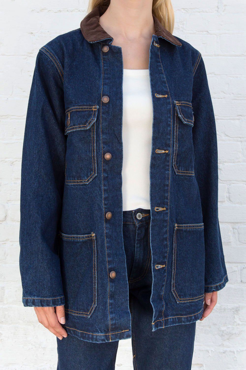 Reese Denim Barn Jacket sold by Brandy Melville