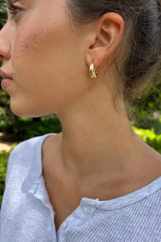 Chunky Hoop Earrings sold by Brandy Melville
