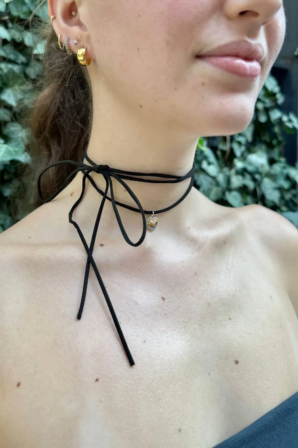 Mini Heart Rope Necklace sold by Brandy Melville product image thumbnail 2