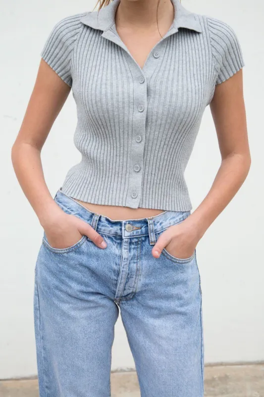 Bridget Knit Top sold by Brandy Melville