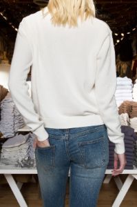 Bernadette Cotton Argyle Sweater sold by Brandy Melville
