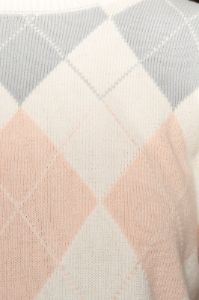 Bernadette Cotton Argyle Sweater sold by Brandy Melville