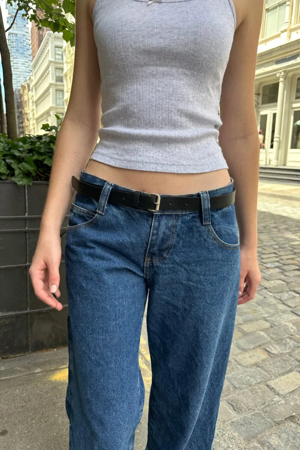Black Faux Leather Belt sold by Brandy Melville product image thumbnail 2