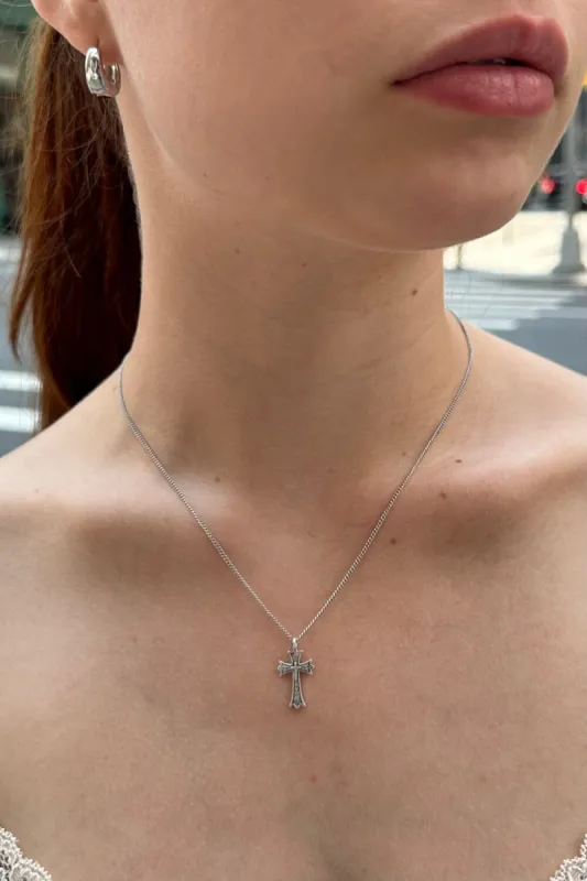 Cross Necklace sold by Brandy Melville