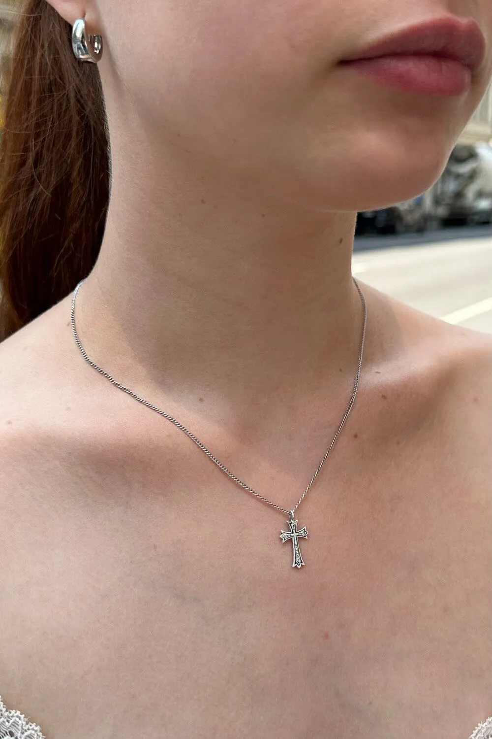Cross Necklace sold by Brandy Melville product image thumbnail 2