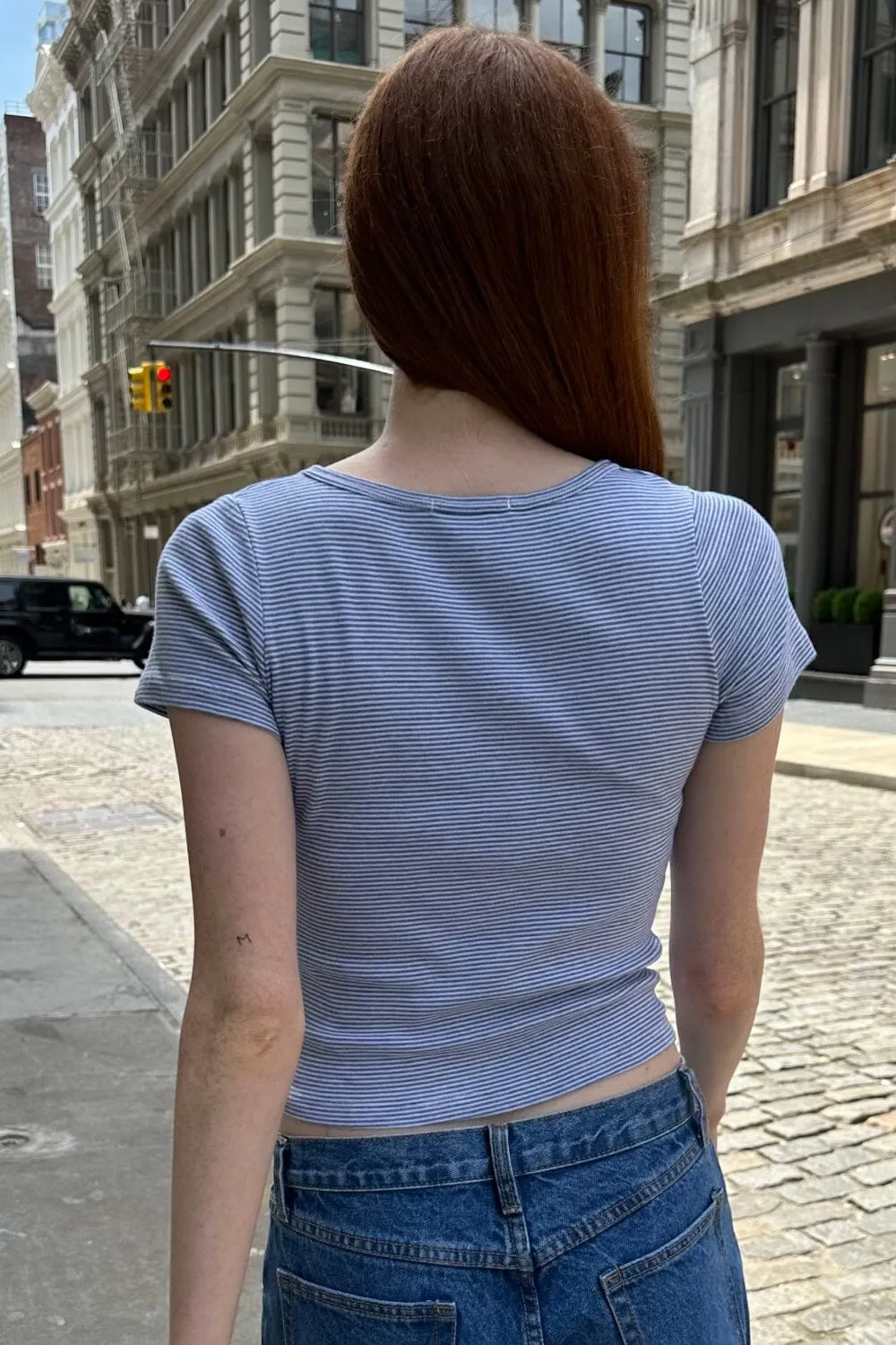 Zelly Striped Top sold by Brandy Melville product image thumbnail 4