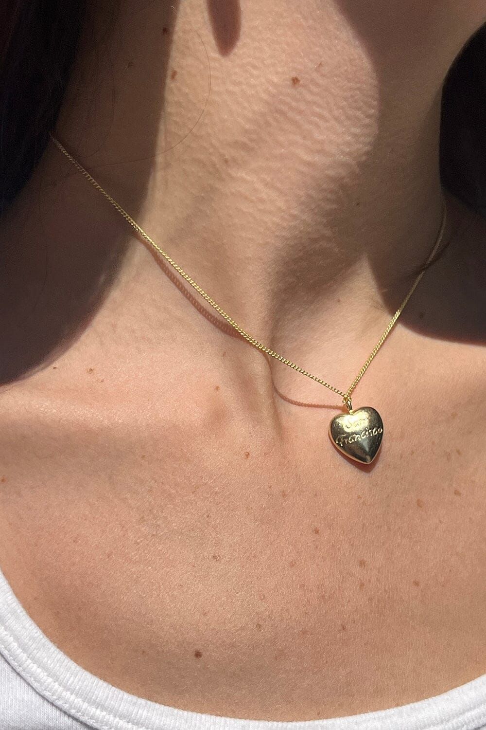 San Fransisco Heart Necklace sold by Brandy Melville product image thumbnail 4