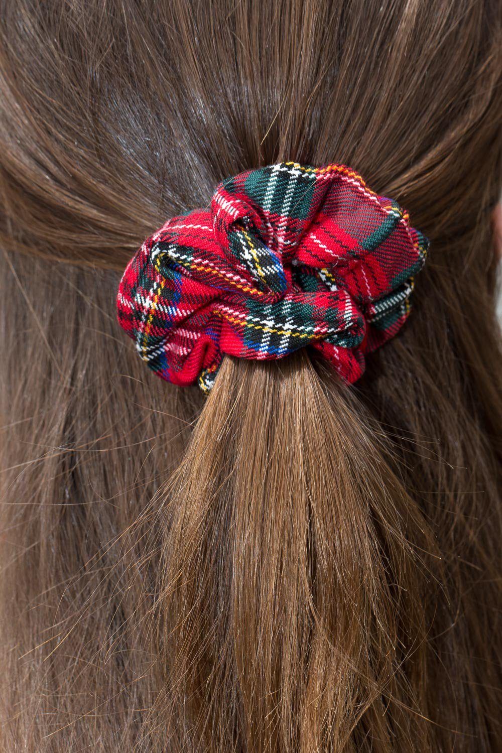 Plaid Scrunchie sold by Brandy Melville product image thumbnail 6
