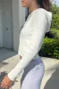 Arden Crop Hoodie sold by Brandy Melville