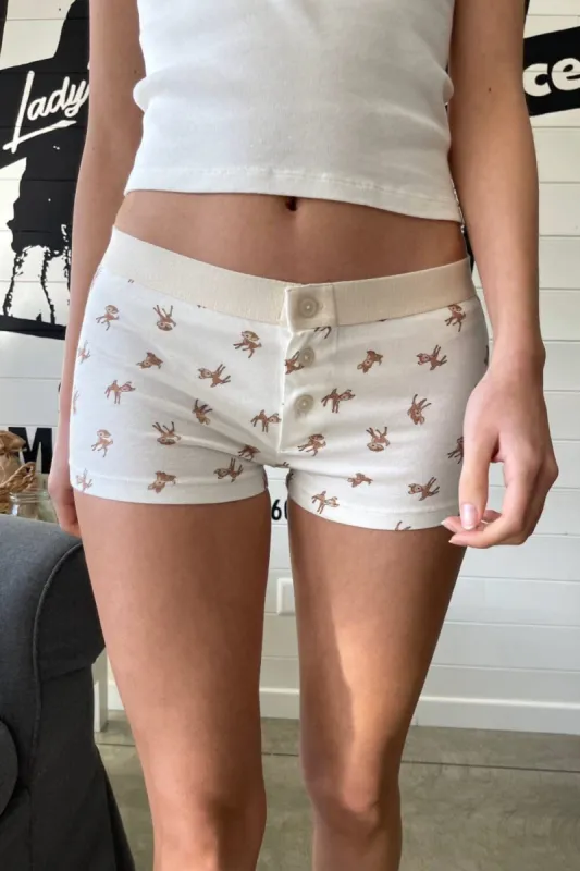 Boyshort Deer Underwear sold by Brandy Melville
