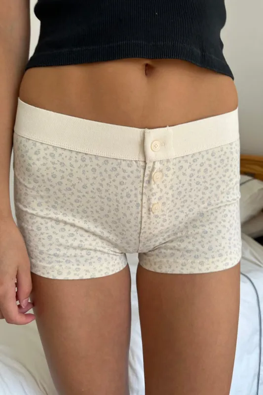 Boyshort Floral Underwear sold by Brandy Melville