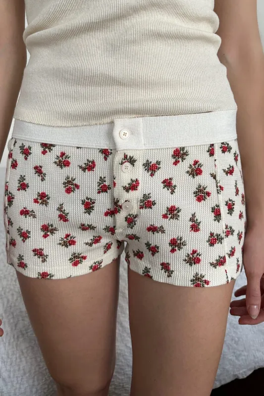 Floral Waffle Boyshort Underwear sold by Brandy Melville