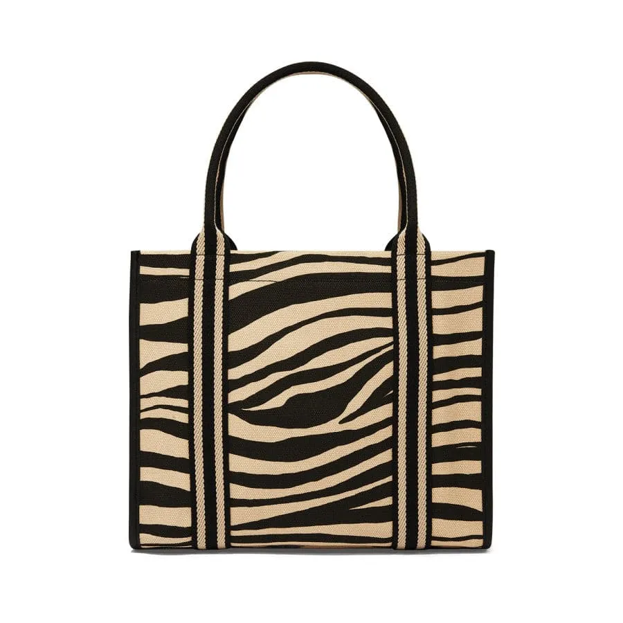 Zebra Love Canvas Carry All sold by Brighton product image thumbnail 3