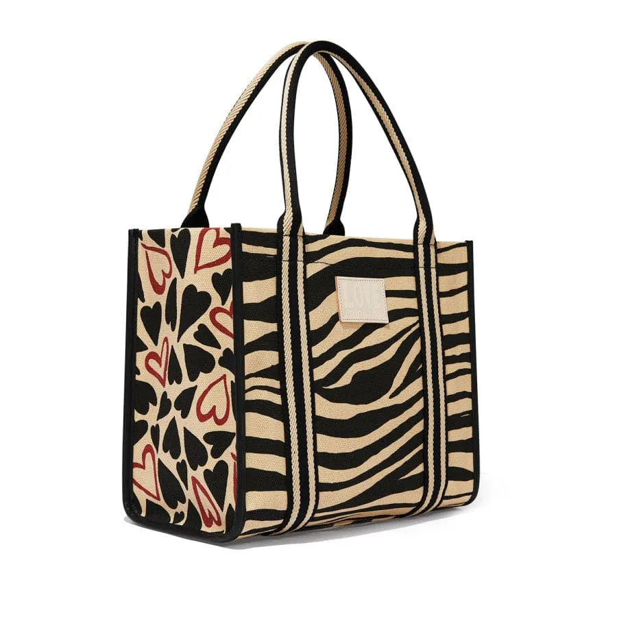Zebra Love Canvas Carry All sold by Brighton product image thumbnail 4