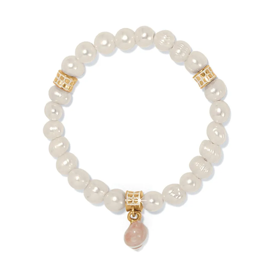 Sunset Cove Poli Pearl Stretch Bracelet sold by Brighton