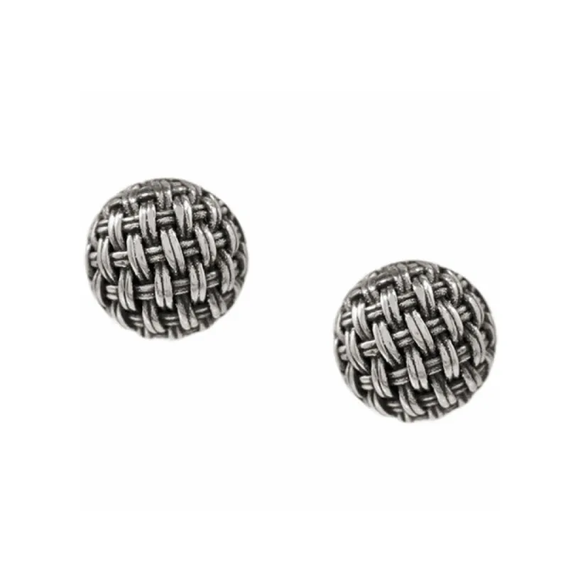 Artisan Ball Post Earrngs sold by Brighton