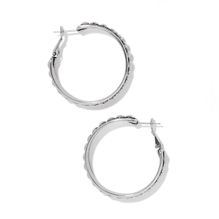 Pretty Tough Stud Large Leverback Hoop Earrings sold by Brighton product image thumbnail 2