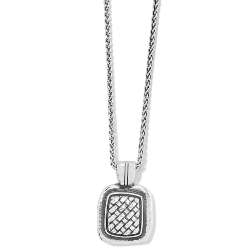 Ferrara Artisan Square Pendant Necklace sold by Brighton
