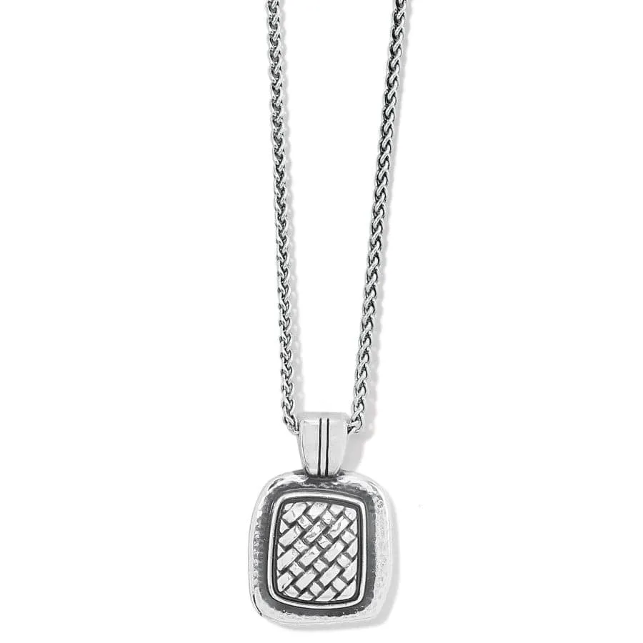 Ferrara Artisan Square Pendant Necklace sold by Brighton
