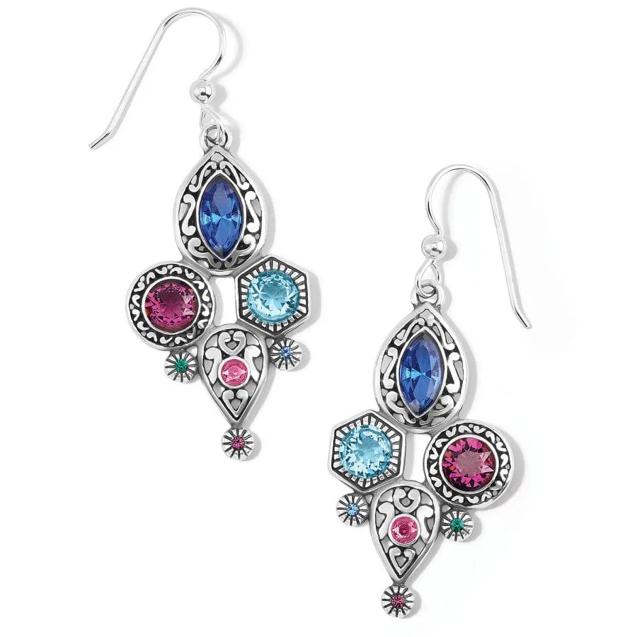 Elora Gems Cubist French Wire Earrings sold by Brighton
