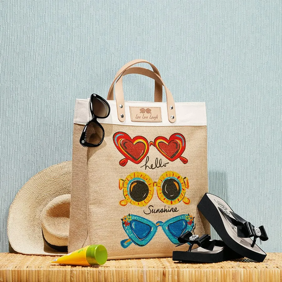 Sunny Shades Burlap Tote sold by Brighton product image thumbnail 4