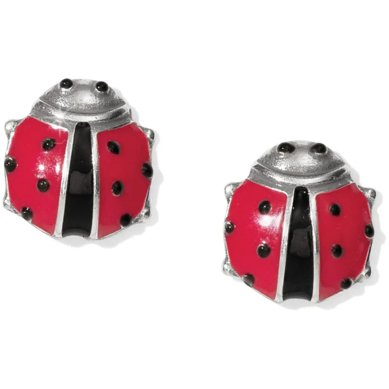 Spring Ladybug Mini Post Earrings sold by Brighton