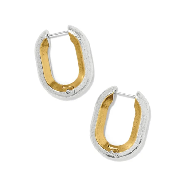 Medici Hinged Hoop Earrings sold by Brighton