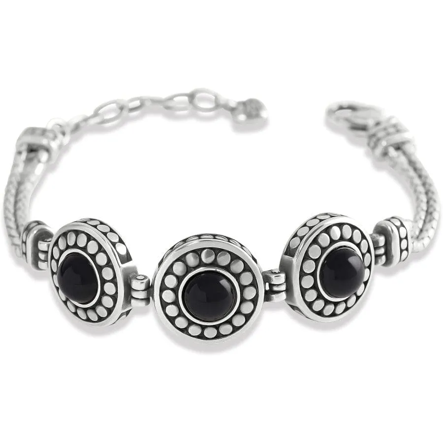 Pebble Dot Onyx Cabochon Reversible Bracelet sold by Brighton