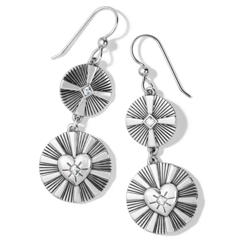 Celeste Double Drop French Wire Earrings sold by Brighton