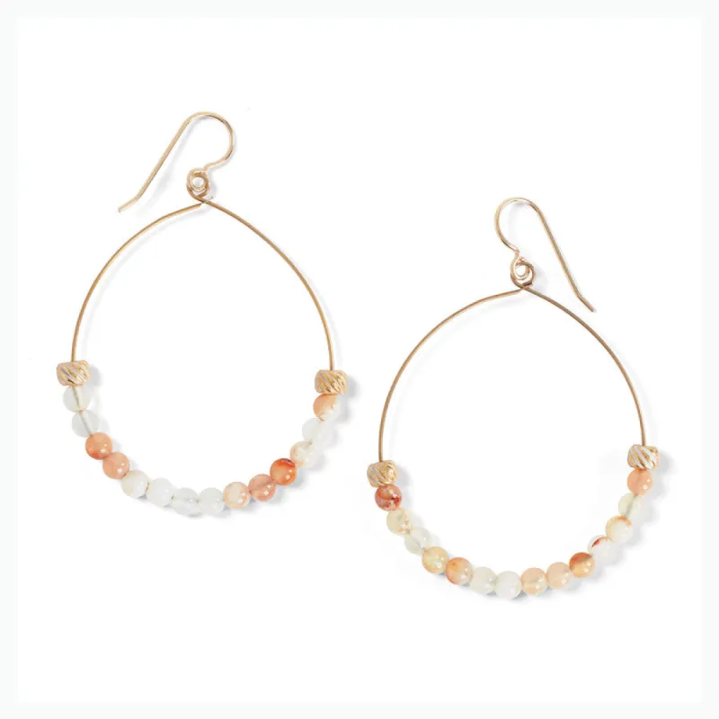 Sunset Cove Hoop Earrings sold by Brighton