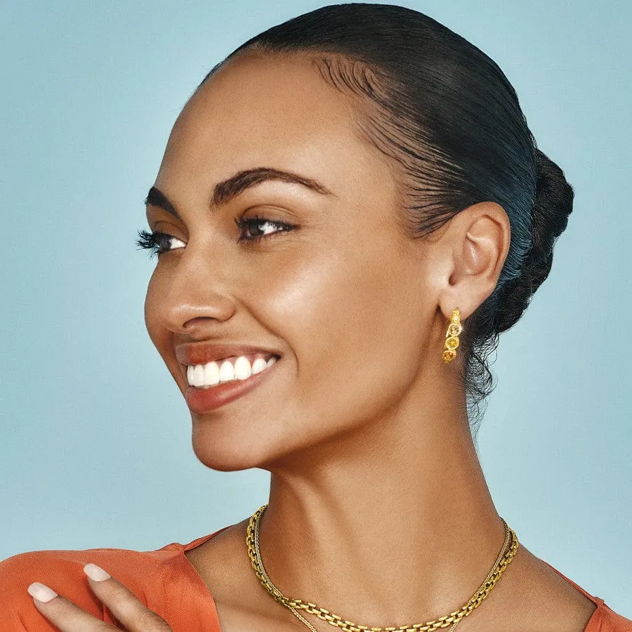 Halo Glow Trio Hoop Earrings sold by Brighton product image thumbnail 5