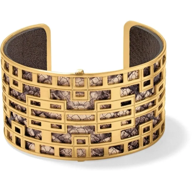 Christo Lyon Wide Cuff Bracelet Set made by Brighton