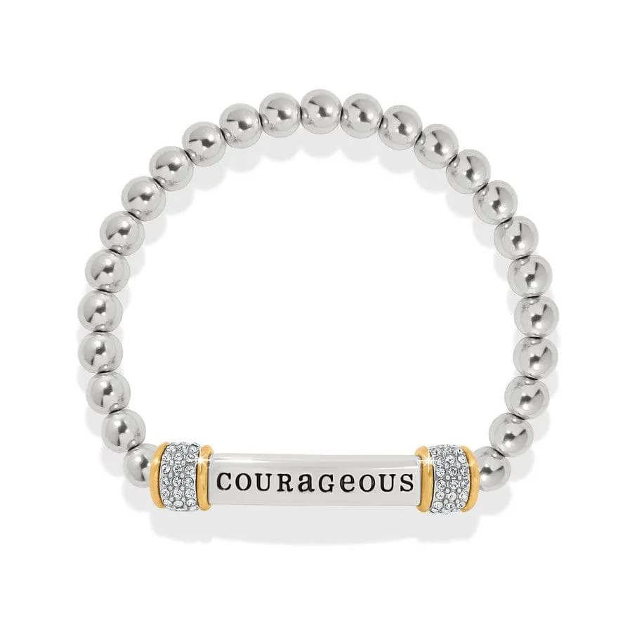 Meridian Courageous Two Tone Stretch Bracelet sold by Brighton product image thumbnail 2