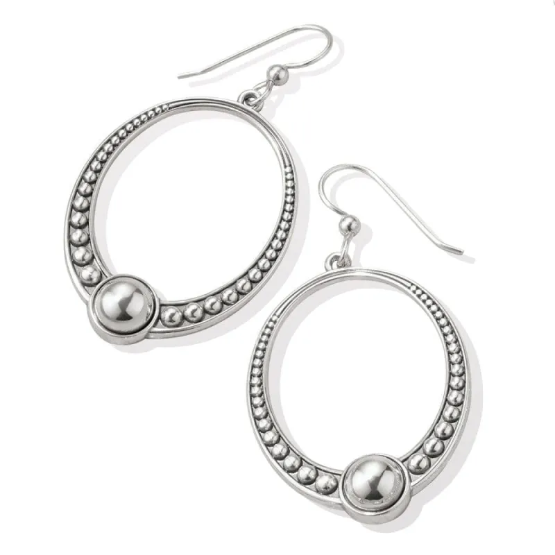 Pretty Tough Oval French Wire Earrings sold by Brighton