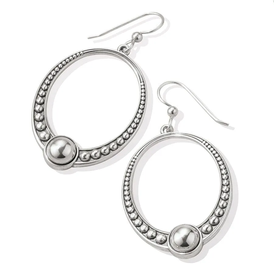 Pretty Tough Oval French Wire Earrings sold by Brighton