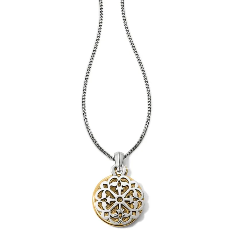 Ferrara Two Tone Reversible Long Necklace sold by Brighton