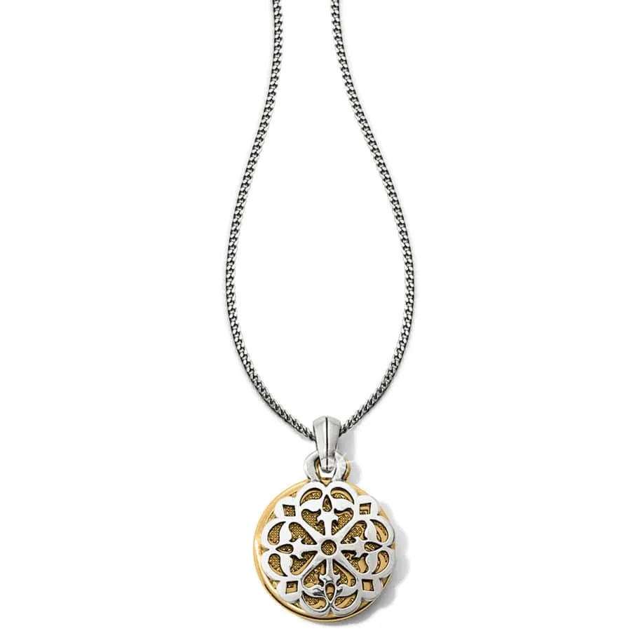 Ferrara Two Tone Reversible Long Necklace sold by Brighton