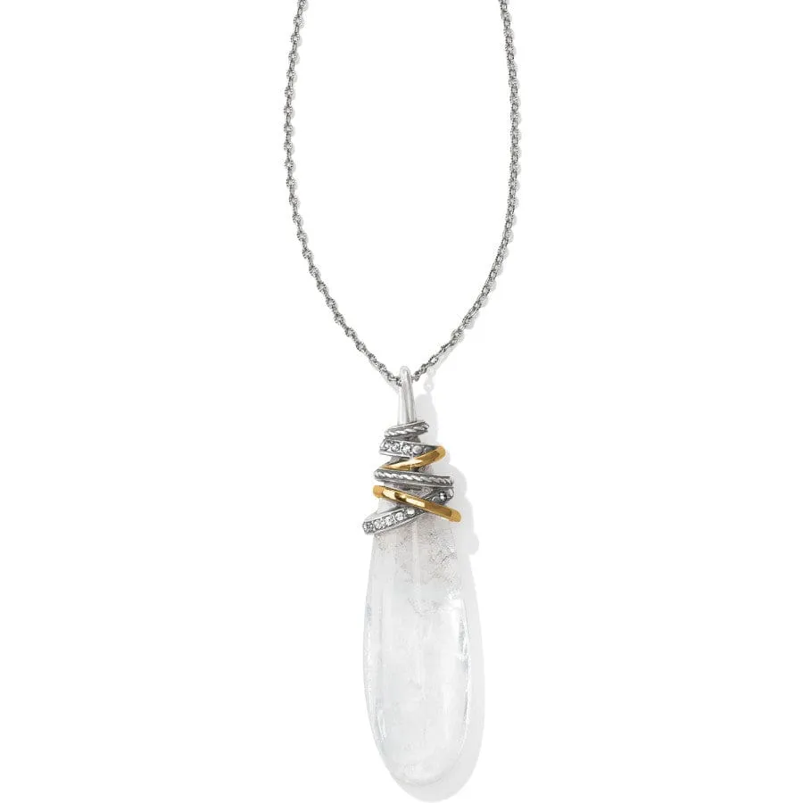 Neptune's Rings Pyramid Crystal Necklace sold by Brighton