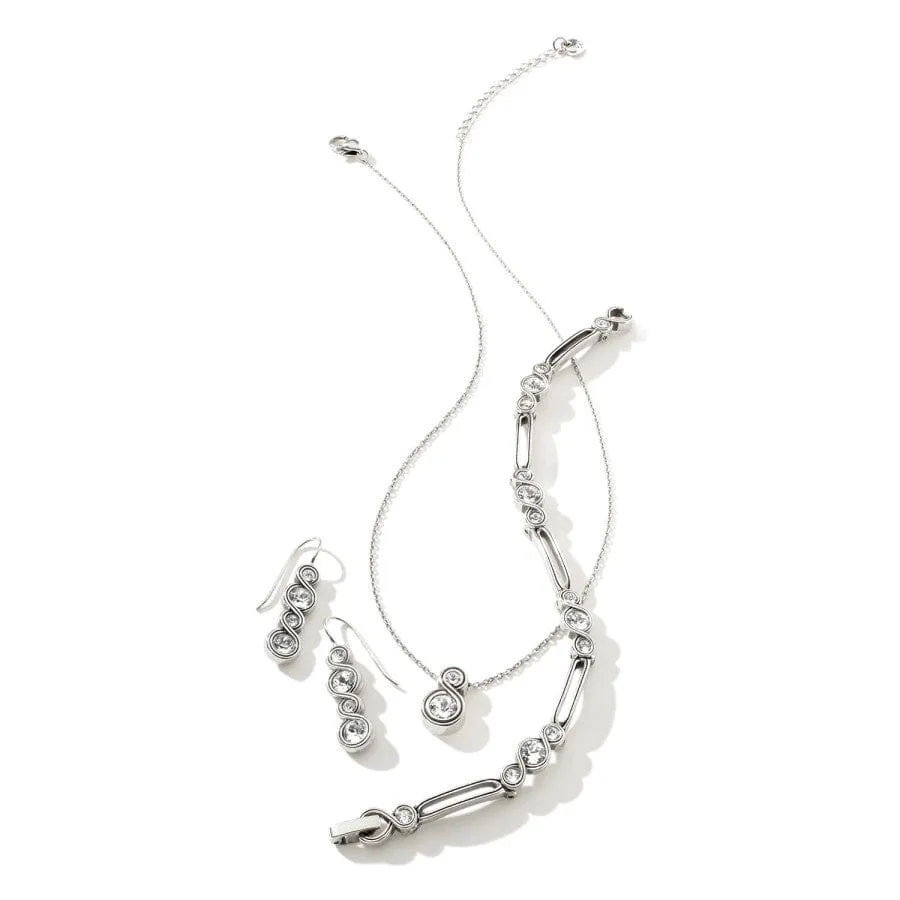 Infinity Sparkle French Wire Earrings sold by Brighton product image thumbnail 4