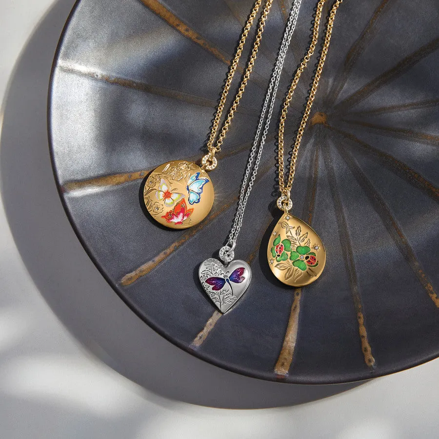 Garden's Splendour Dragonfly Necklace sold by Brighton product image thumbnail 4