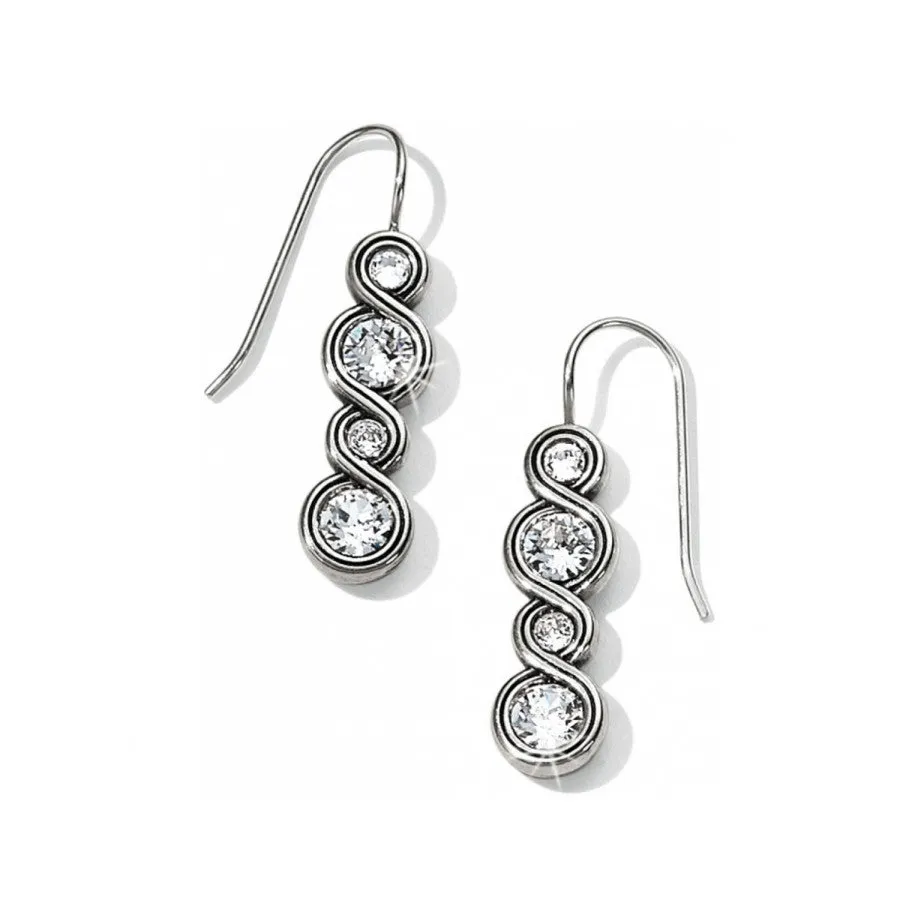 Infinity Sparkle French Wire Earrings sold by Brighton