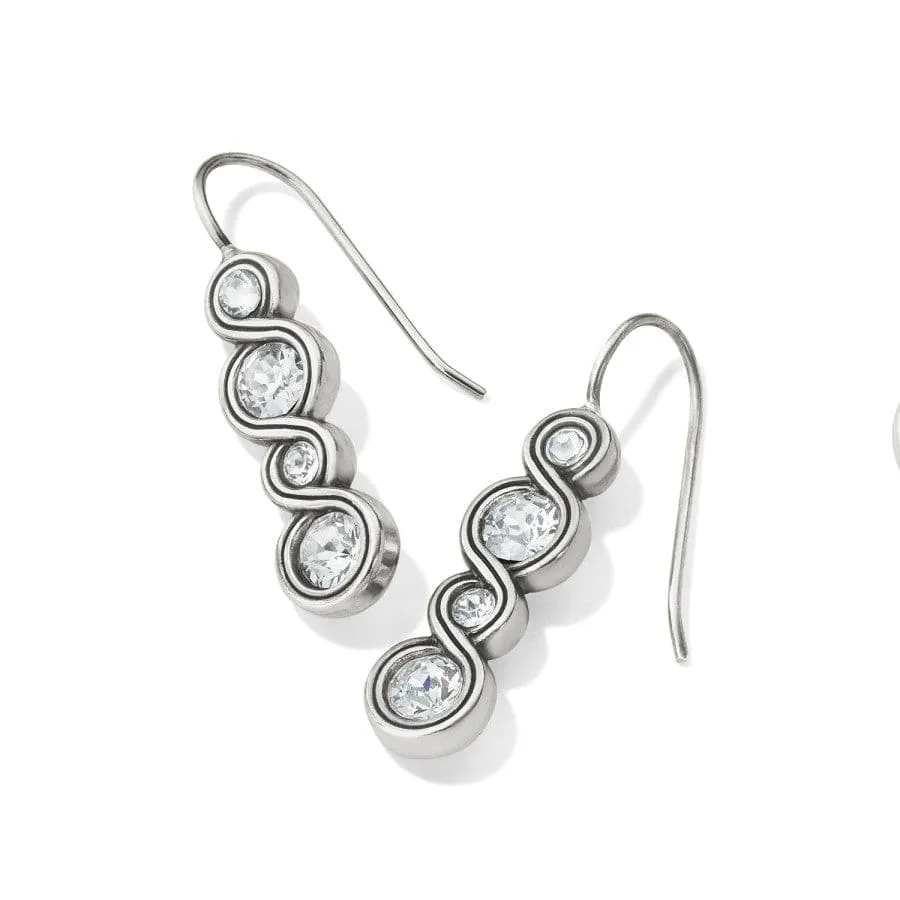 Infinity Sparkle French Wire Earrings sold by Brighton product image thumbnail 3