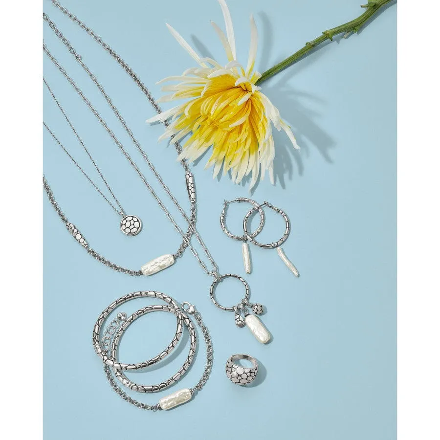 Pebble Pearl Charm Ring Necklace sold by Brighton product image thumbnail 3