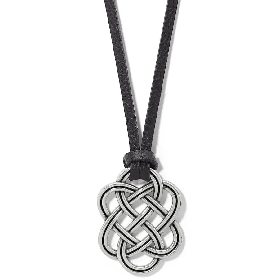 Interlok Trellis Leather Necklace sold by Brighton product image thumbnail 4