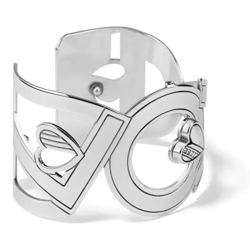 Christo Love Patch Wide Cuff Bracelet sold by Brighton