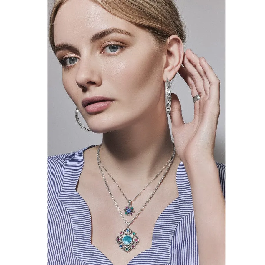 Elora Gems Flower Necklace sold by Brighton product image thumbnail 3