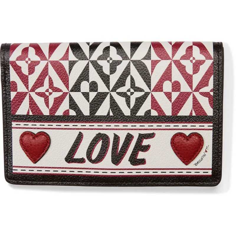 Love Me Do Medium Folio Wallet sold by Brighton