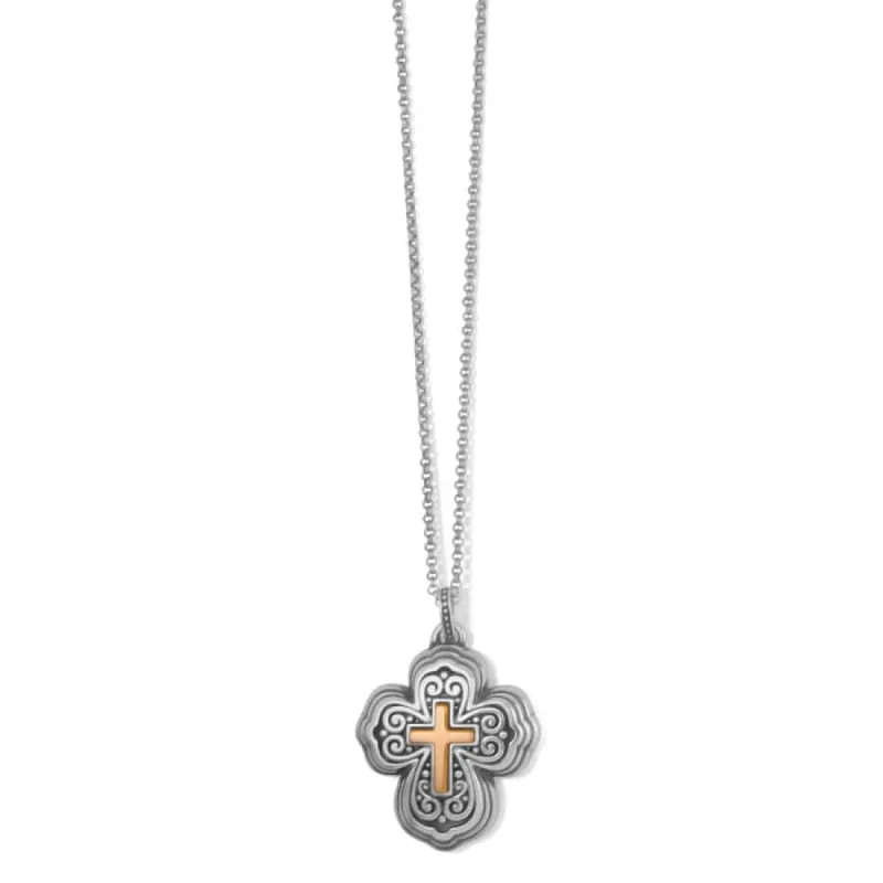 Crossroads Cross Necklace sold by Brighton
