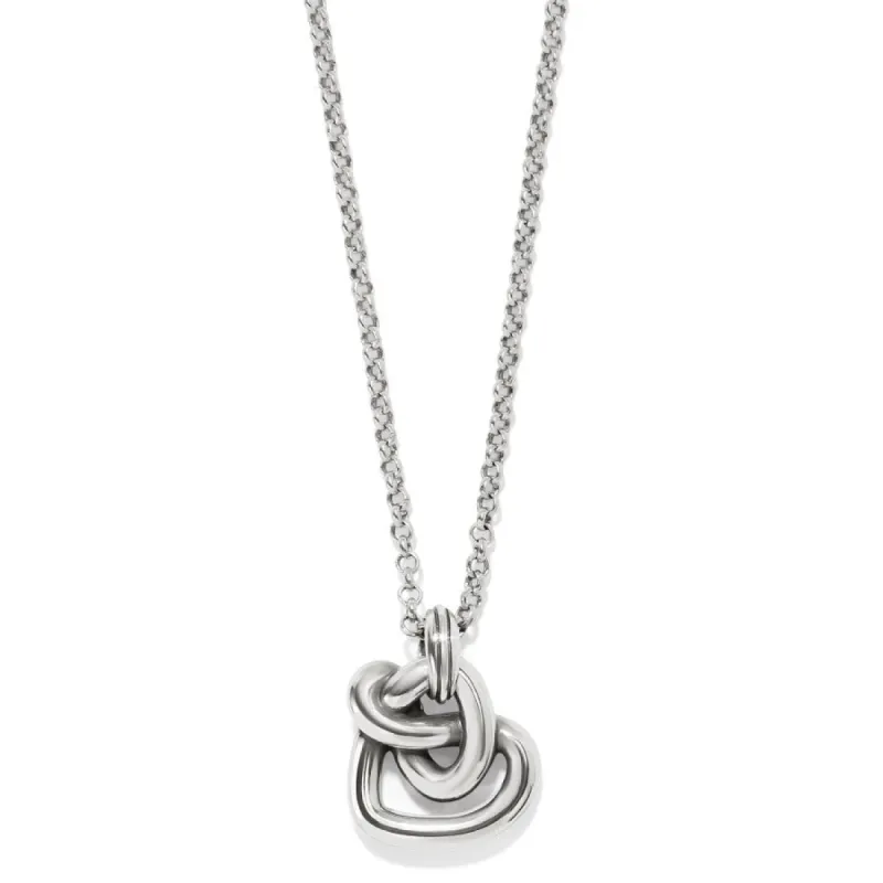 Interlok Curve Heart Necklace sold by Brighton
